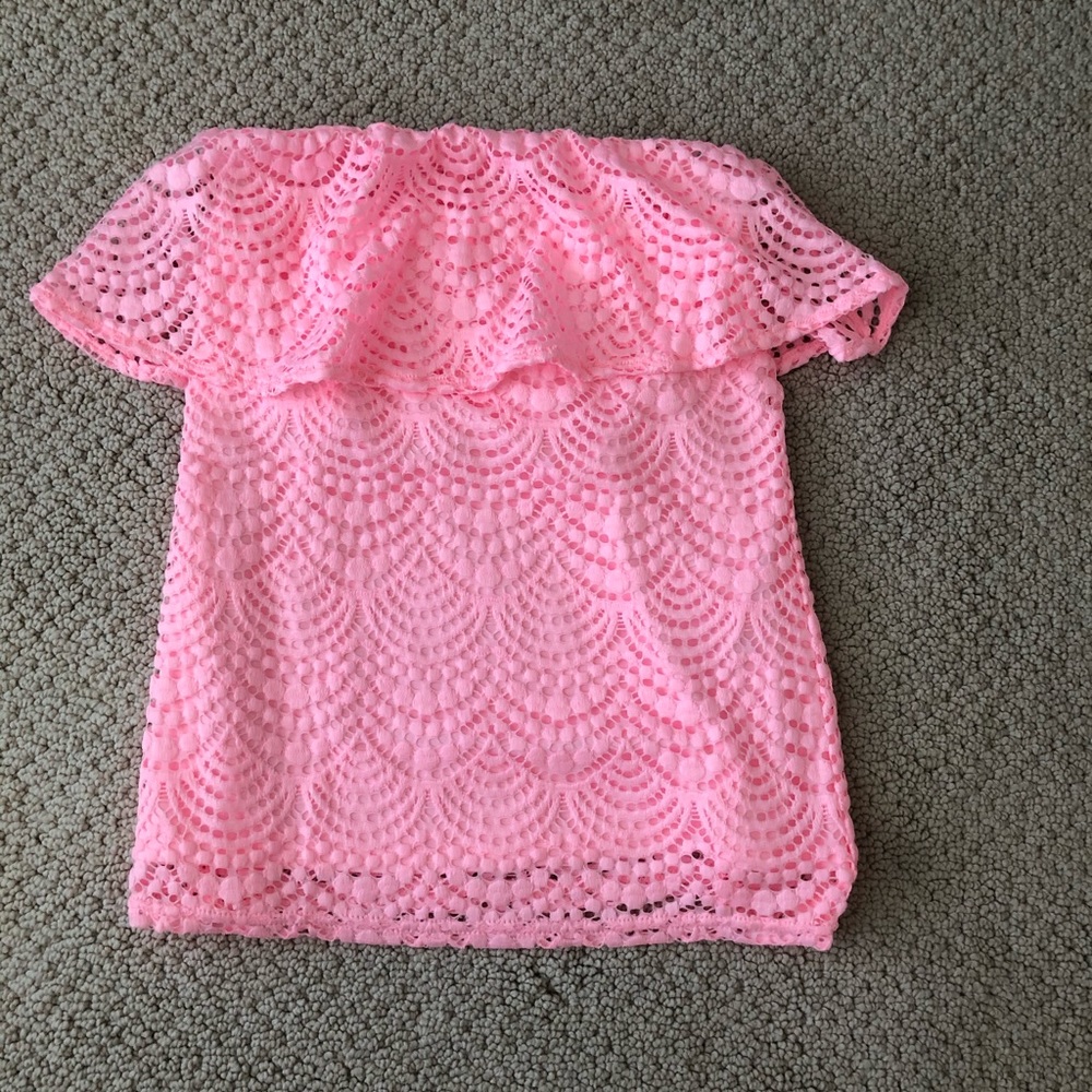Lily Pulitzer Pink Tube Top